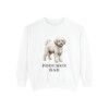 poochon-sweatshirt-dad-white Poochon Dad Sweatshirt, White, front view