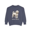 Poochon Sweatshirt, Denim, front view