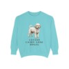 Poochon Humor Sweatshirt, Chalky Mint, front view