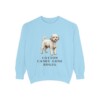 Poochon Humor Sweatshirt, Chambray, front view