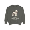 Poochon Humor Sweatshirt, Pepper, front view