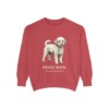 Poochon Latin Sweatshirt, Crimson, front view