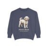 Poochon Latin Sweatshirt, Denim, front view