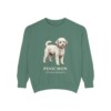 Poochon Latin Sweatshirt, Light Green, front view