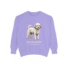 Poochon Latin Sweatshirt, Violet, front view