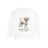 Poochon Latin Sweatshirt, White, front view