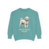 Poochon Mom Sweatshirt, Seafoam, front view