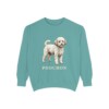 Poochon Sweatshirt, Seafoam, front view
