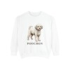 Poochon Sweatshirt, White, front view