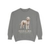 Poodle Mix Latin Sweatshirt, Grey, front view
