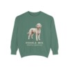 Poodle Mix Latin Sweatshirt, Light Green, front view