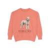 Poodle Mix Latin Sweatshirt, Terracotta, front view
