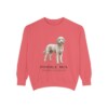 Poodle Mix Latin Sweatshirt, Watermelon, front view