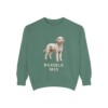 Poodle Mix Sweatshirt, Light Green, front view