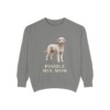 Poodle Mix Mom Sweatshirt, Grey, front view