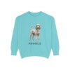 Poodle Sweatshirt, Chalky Mint, front view