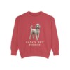 Poodle Humor Sweatshirt, Crimson, front view