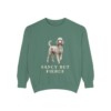 Poodle Humor Sweatshirt, Light Green, front view