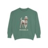 Poodle Sweatshirt, Light Green, front view