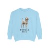 Poodle Mom Sweatshirt, Chambray, front view