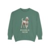 Poodle Mom Sweatshirt, Light Green, front view
