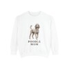 Poodle Mom Sweatshirt, White, front view