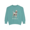 Poodle Sweatshirt, Seafoam, front view