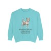 portuguese-podengo-pequeno-sweatshirt-chalky-mint Portuguese Podengo Pequeno Sweatshirt, Chalky Mint, front view
