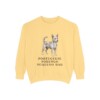 portuguese-podengo-pequeno-sweatshirt-dad-butter Portuguese Podengo Pequeno Dad Sweatshirt, Butter, front view