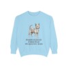 portuguese-podengo-pequeno-sweatshirt-dad-chambray Portuguese Podengo Pequeno Dad Sweatshirt, Chambray, front view