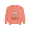portuguese-podengo-pequeno-sweatshirt-dad-terracotta Portuguese Podengo Pequeno Dad Sweatshirt, Terracotta, front view