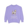 portuguese-podengo-pequeno-sweatshirt-dad-violet Portuguese Podengo Pequeno Dad Sweatshirt, Violet, front view