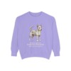 Portuguese Podengo Pequeno Latin Sweatshirt, Violet, front view
