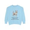 portuguese-podengo-pequeno-sweatshirt-mom-chambray Portuguese Podengo Pequeno Mom Sweatshirt, Chambray, front view
