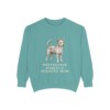 portuguese-podengo-pequeno-sweatshirt-mom-seafoam Portuguese Podengo Pequeno Mom Sweatshirt, Seafoam, front view