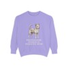 portuguese-podengo-pequeno-sweatshirt-mom-violet Portuguese Podengo Pequeno Mom Sweatshirt, Violet, front view