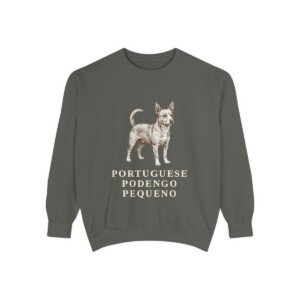 Portuguese Podengo Pequeno Sweatshirt, Pepper, front view