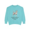 portuguese-podengo-sweatshirt-dad-chalky-mint Portuguese Podengo Dad Sweatshirt, Chalky Mint, front view