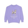 portuguese-podengo-sweatshirt-dad-violet Portuguese Podengo Dad Sweatshirt, Violet, front view