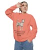 Portuguese Podengo Mom Sweatshirt, Terracotta, person 2 context