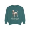 portuguese-water-dog-sweatshirt-blue-spruce Portuguese Water Dog Sweatshirt, Blue Spruce, front view