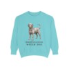 portuguese-water-dog-sweatshirt-chalky-mint Portuguese Water Dog Sweatshirt, Chalky Mint, front view