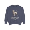 portuguese-water-dog-sweatshirt-dad-denim Portuguese Water Dog Dad Sweatshirt, Denim, front view