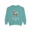 portuguese-water-dog-sweatshirt-dad-seafoam Portuguese Water Dog Dad Sweatshirt, Seafoam, front view