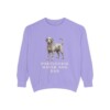 portuguese-water-dog-sweatshirt-dad-violet Portuguese Water Dog Dad Sweatshirt, Violet, front view