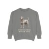 portuguese-water-dog-sweatshirt-grey Portuguese Water Dog Sweatshirt, Grey, front view