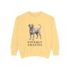 Portuguese Water Dog Humor Sweatshirt, Butter, front view