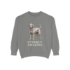 Portuguese Water Dog Humor Sweatshirt, Grey, front view