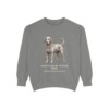 Portuguese Water Dog Latin Sweatshirt, Grey, front view