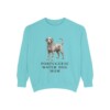 portuguese-water-dog-sweatshirt-mom-chalky-mint Portuguese Water Dog Mom Sweatshirt, Chalky Mint, front view